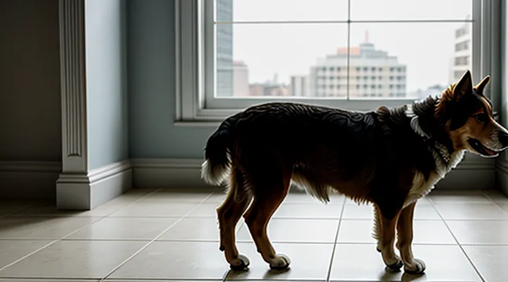 Инструкция: что делать, если собака боится ходить по плитке или ламинату.