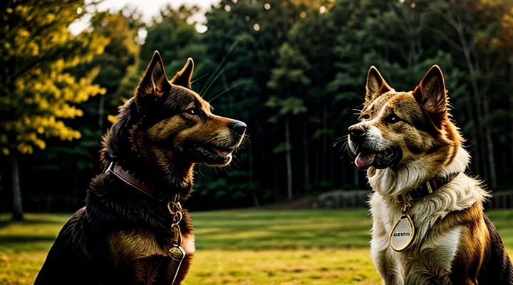 Инструкция: как не допустить драки между кобелями за течную суку.