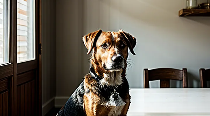 Инструкция: как отучить собаку воровать вещи со стола.