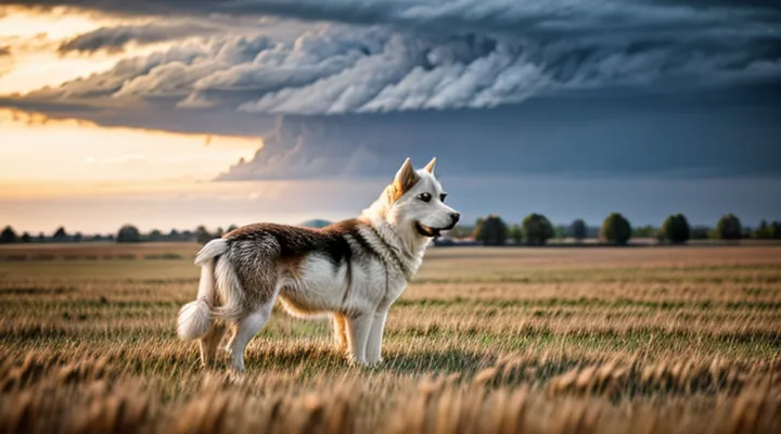 Инструкция: как по поведению собаки предсказать погоду.