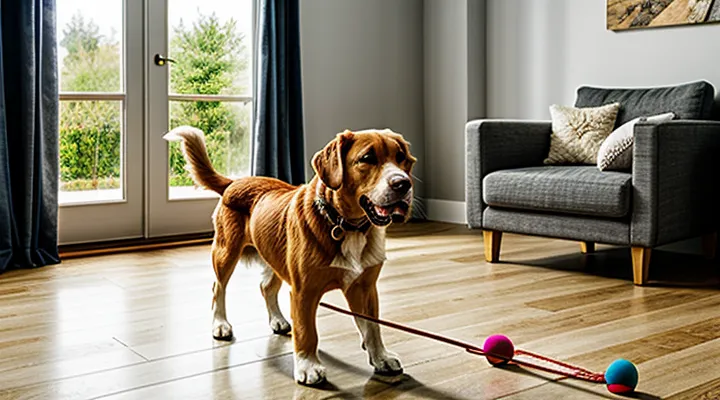 Инструкция: как занять собаку, когда на улице плохая погода.