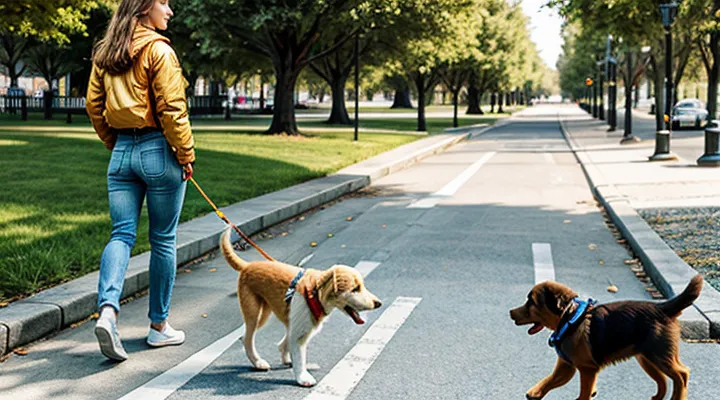 Инструкция: первая прогулка со щенком – правила безопасности.