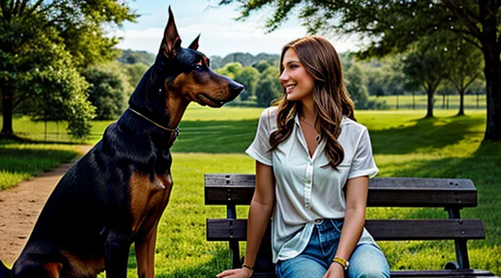 Инструкция: почему доберманы не такие злые, как о них думают.