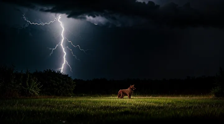 Инструкция: почему собака дрожит во время грозы.